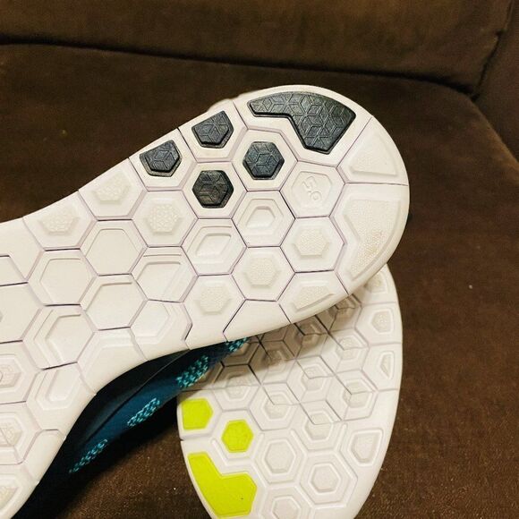 Nike Free 5.0 Trainers Running Teal Blue Green Sneakers 642198-301 Men's 11 45 E - Picture 8 of 9